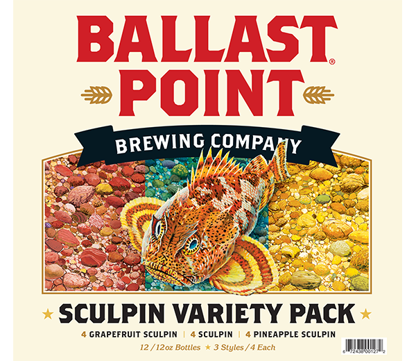 BALLAST POINT SCULPIN VARIETY Crescent Crown