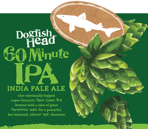 DOGFISH HEAD 60 MINUTE IPA