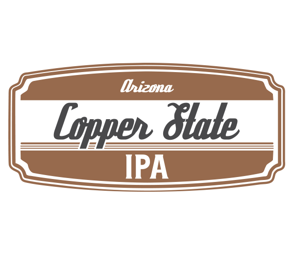 HUSS BREWING COPPER STATE IPA Crescent Crown