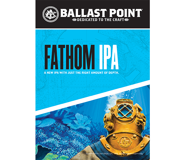 BALLAST POINT FATHOM IPA Crescent Crown